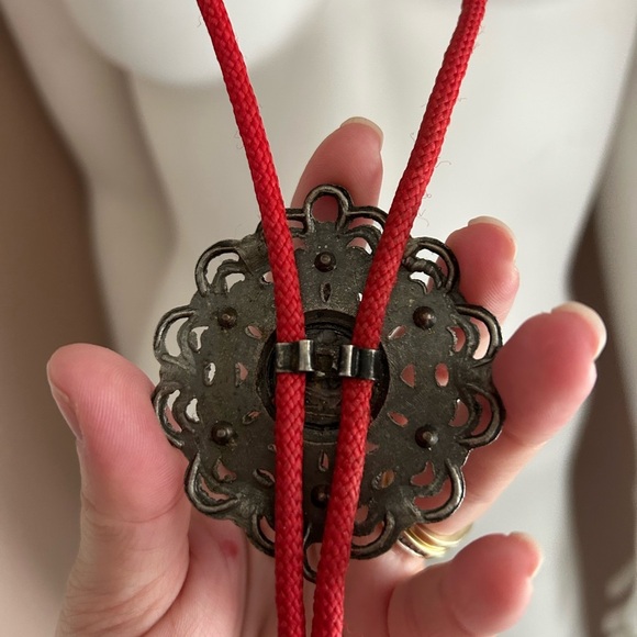 4/$100 Bolo red rope tie for rodeo cowboy accessories 38 inches 🏇 - Picture 7 of 7